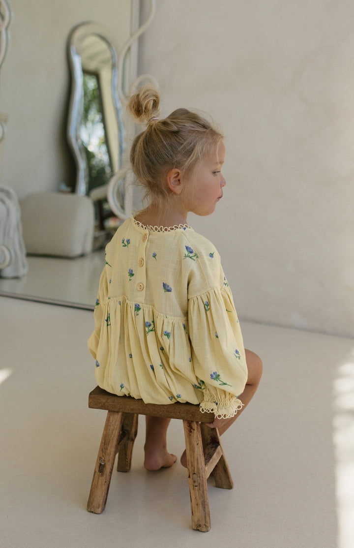 NOELLE ROMPER - BELLE FLEUR LEMON