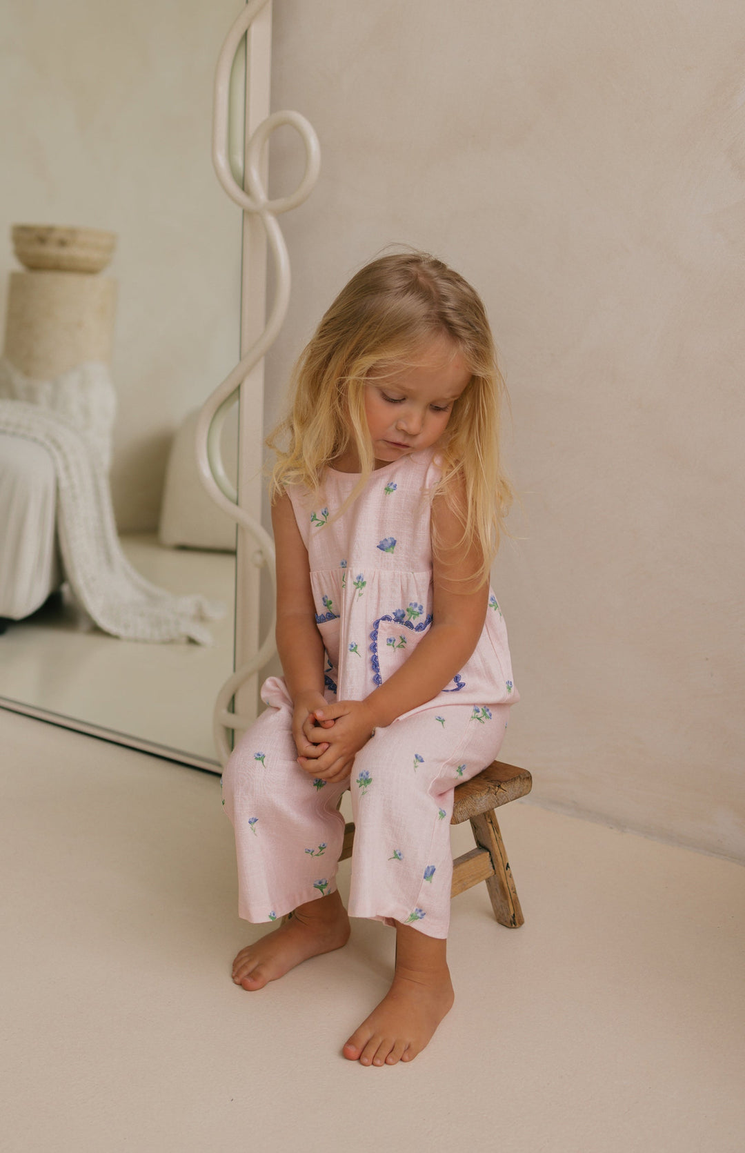 GOLDIE JUMPSUIT - BELLE FLEUR BLUSH