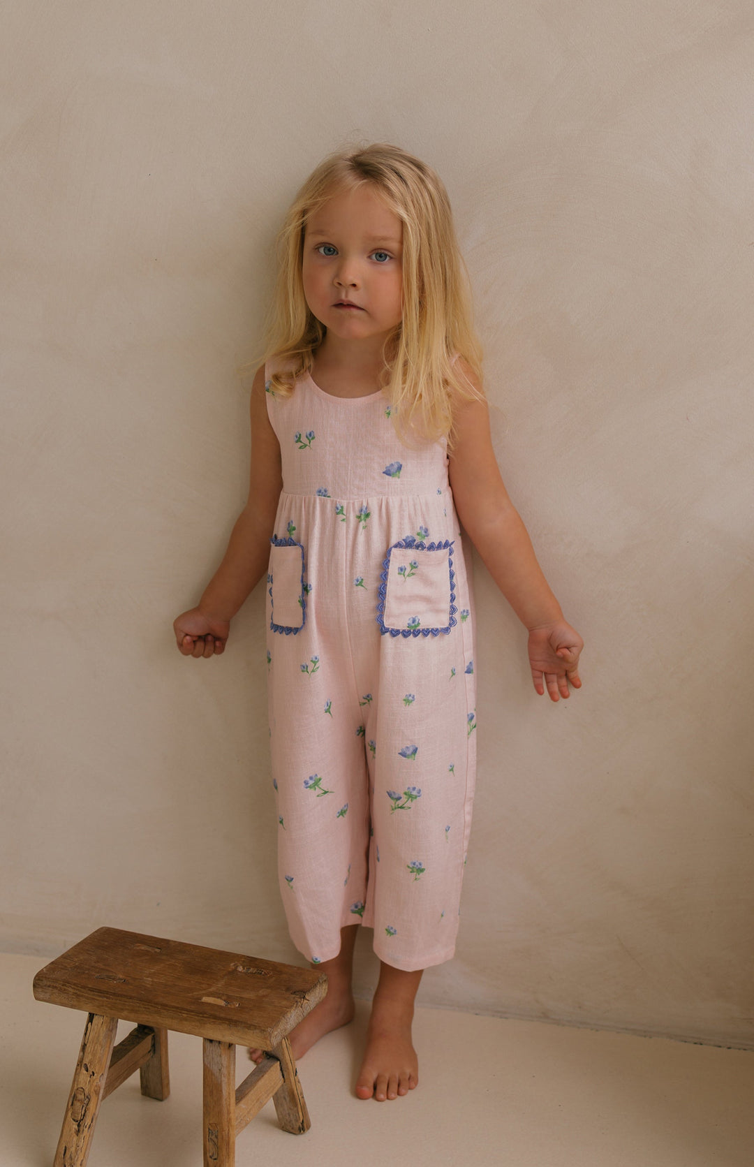 GOLDIE JUMPSUIT - BELLE FLEUR BLUSH