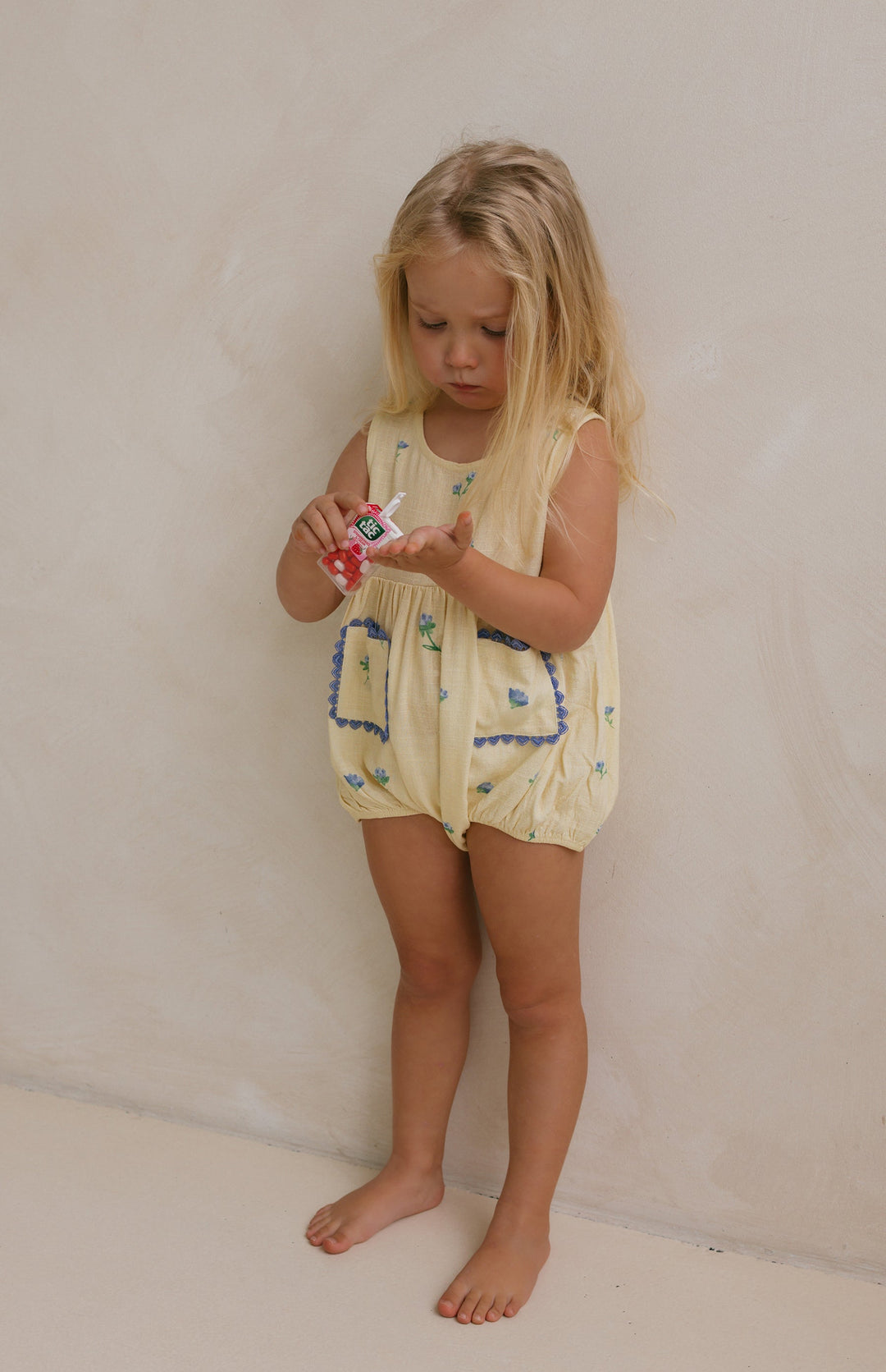 GOLDIE ROMPER - BELLE FLEUR LEMON