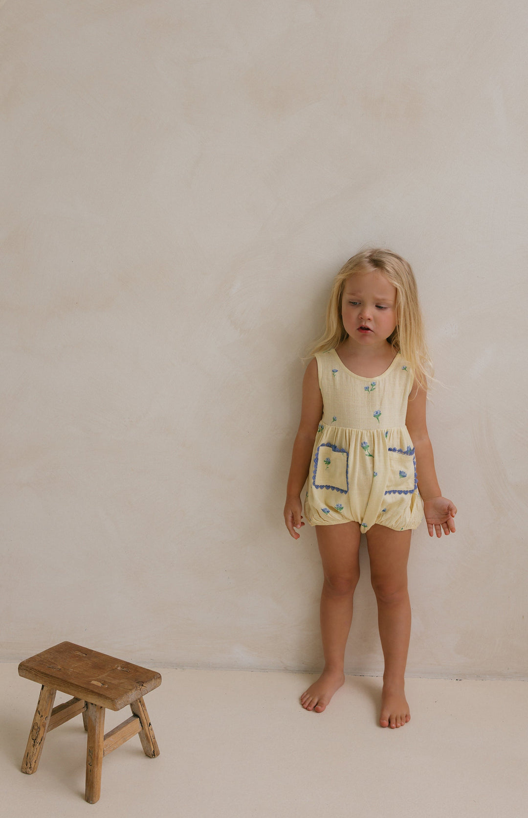 GOLDIE ROMPER - BELLE FLEUR LEMON