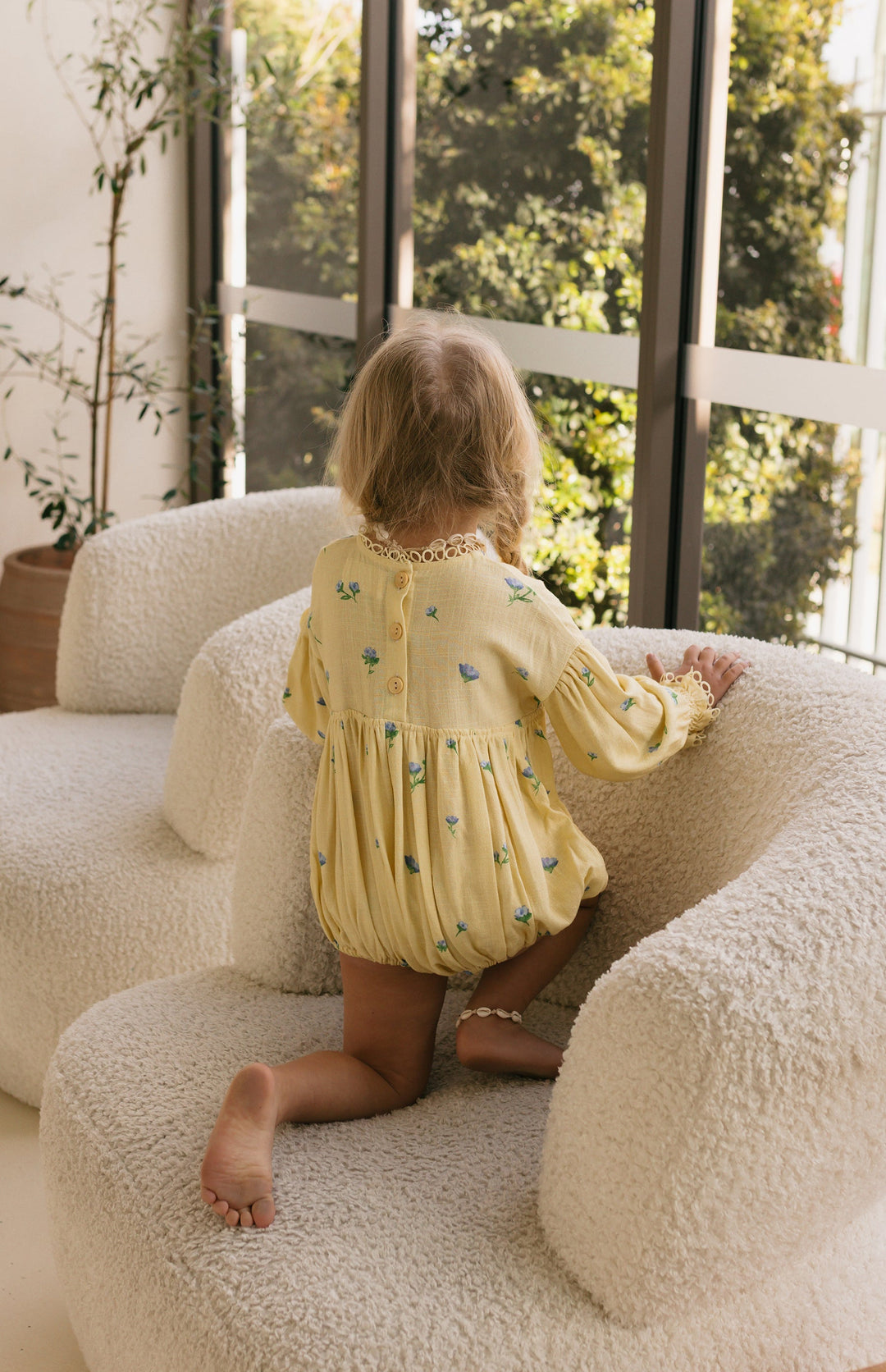 NOELLE ROMPER - BELLE FLEUR LEMON