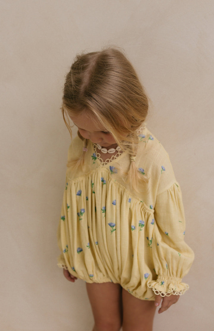 NOELLE ROMPER - BELLE FLEUR LEMON