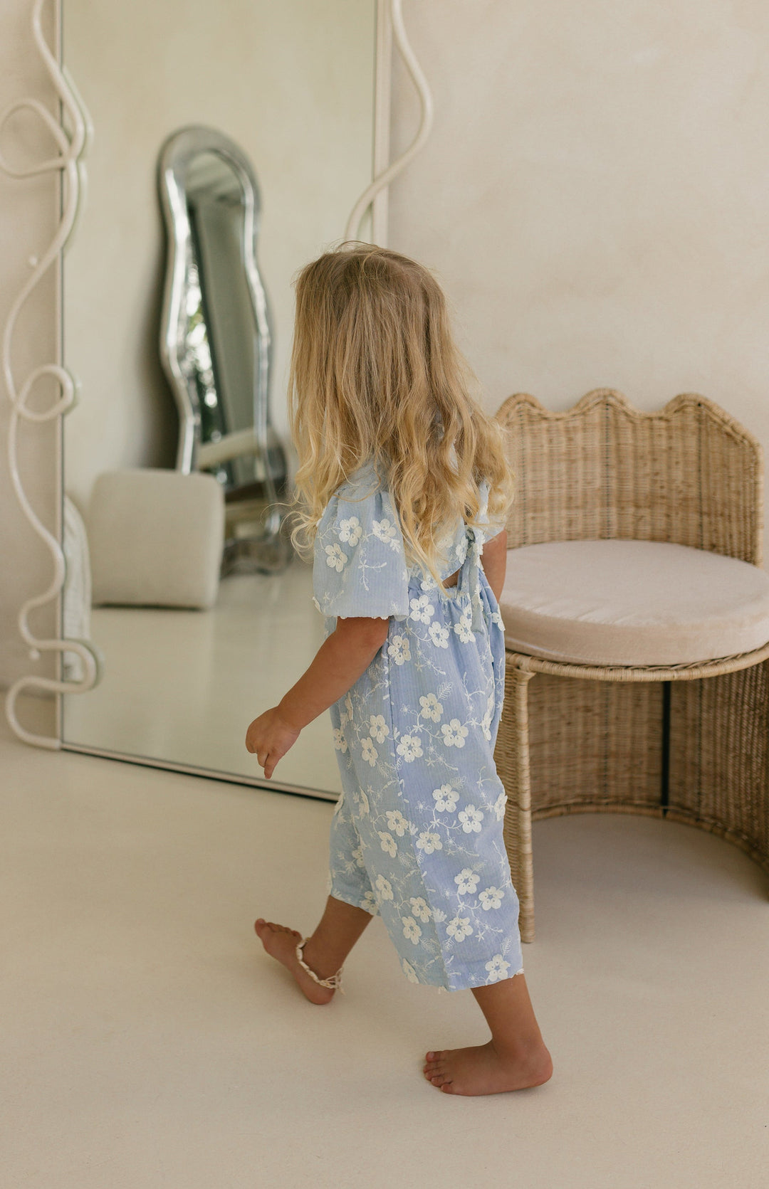 CORA JUMPSUIT - CELESTE BLUE