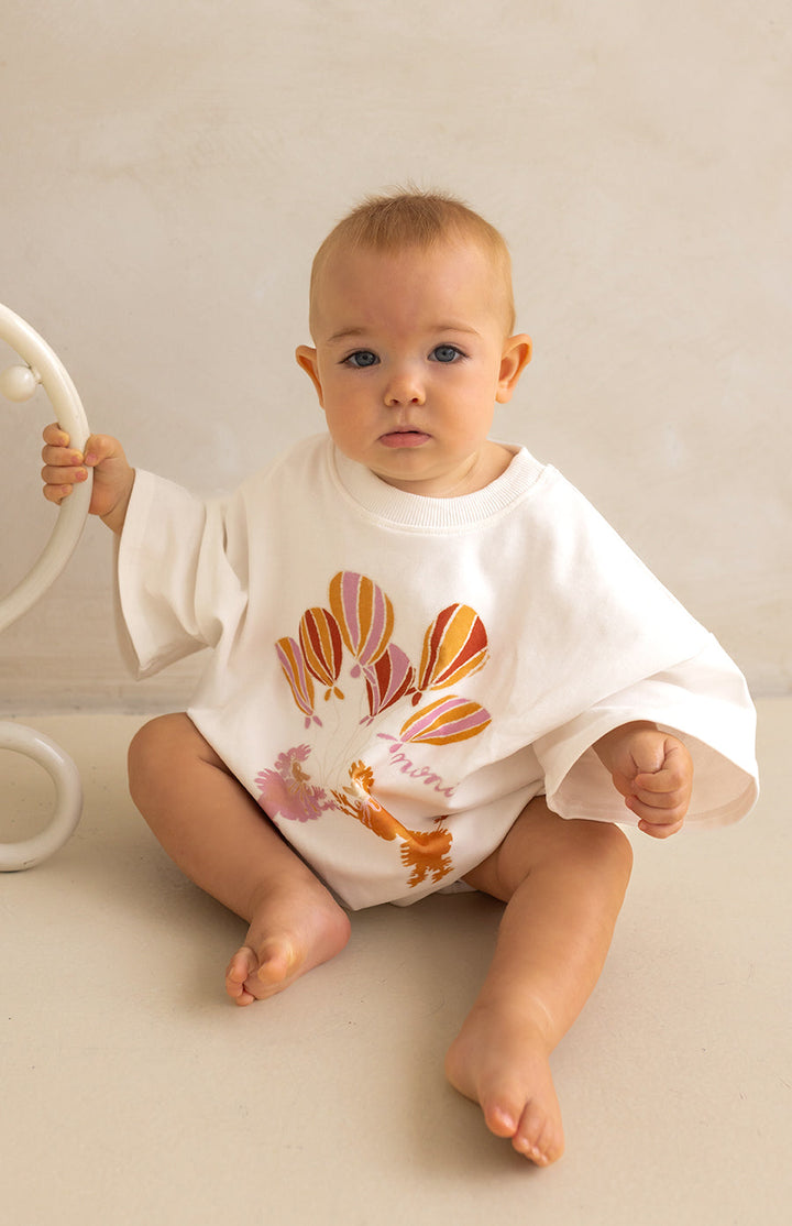 CIRQUE T SHIRT ROMPER