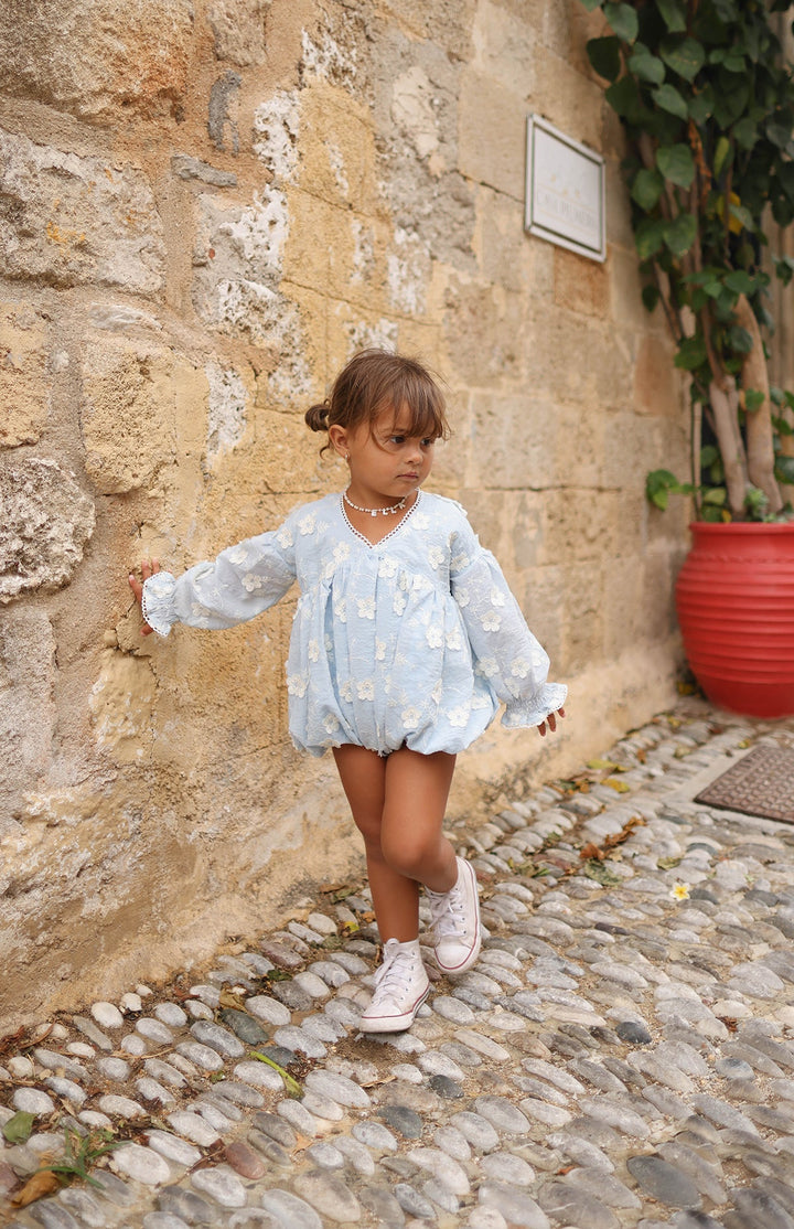 NOELLE ROMPER - CELESTE BLUE