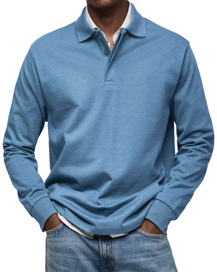 ADAM | LONG SLEEVE POLO SHIRT