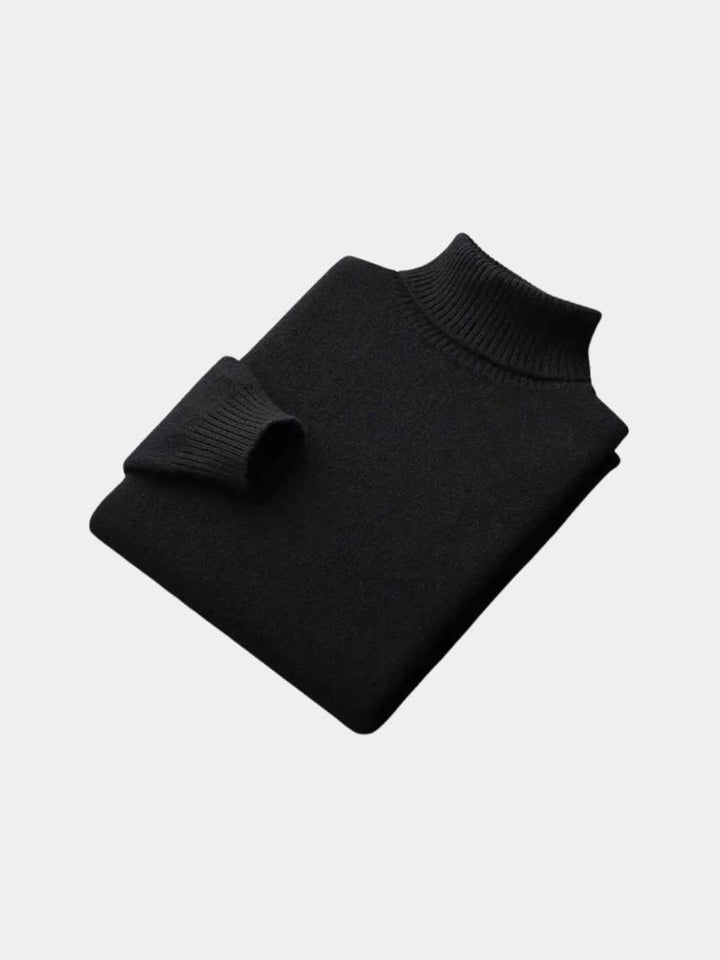 100% Wool Turtleneck Sweater