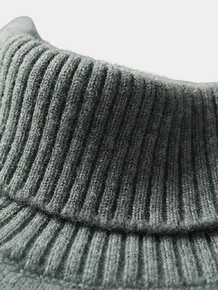 100% Wool Turtleneck Sweater
