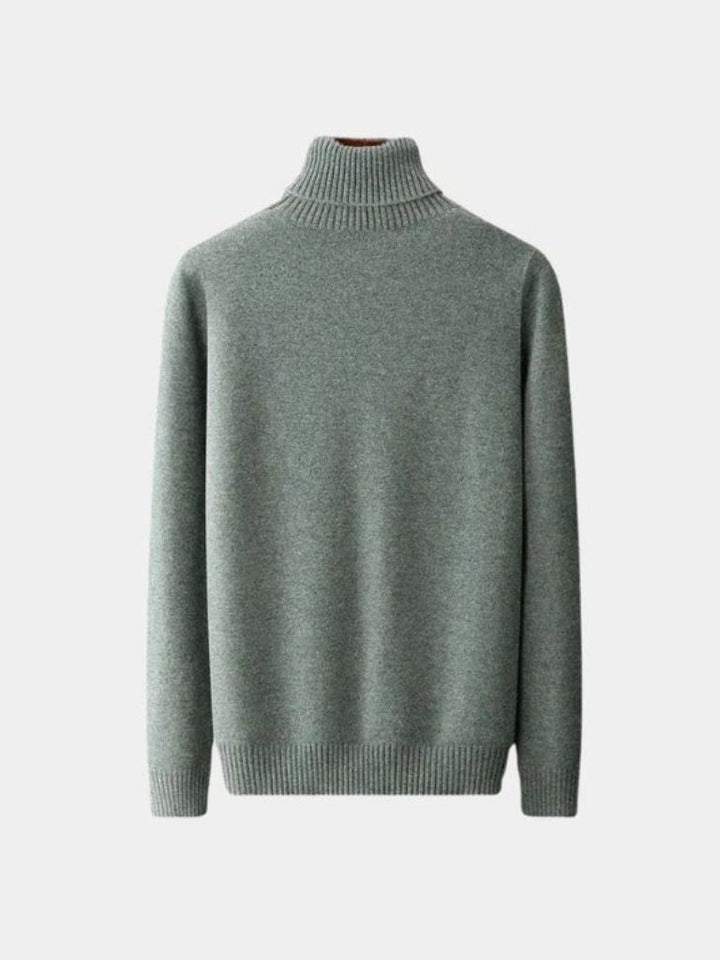 100% Wool Turtleneck Sweater