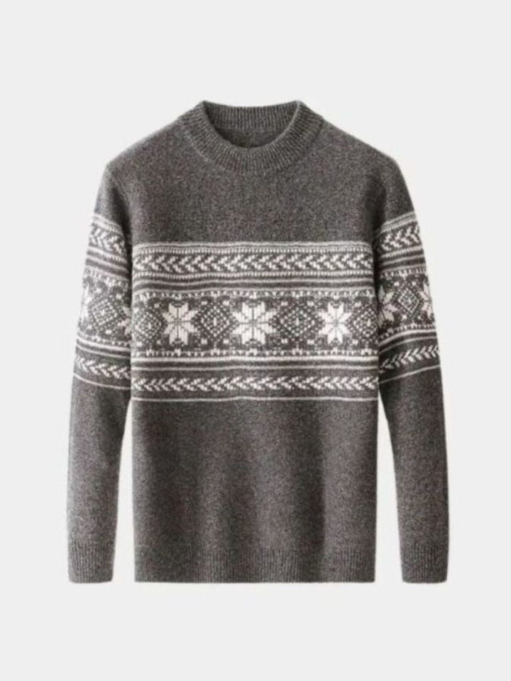 100% Wool Fair Isle Pullover Sweater