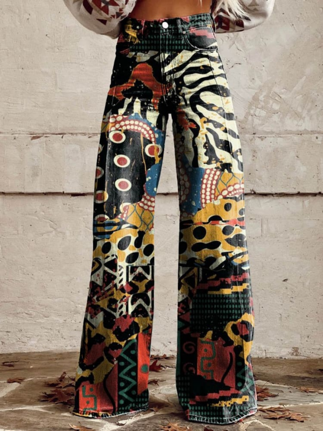 Germana - Elegant Wide Trousers
