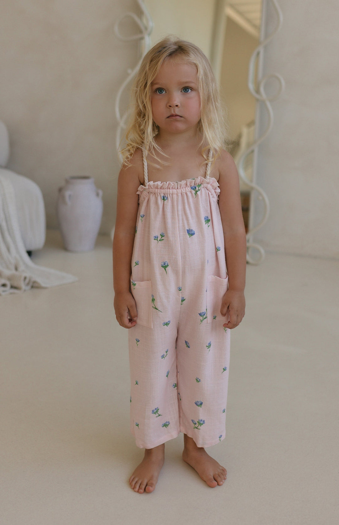 ROPE JUMPSUIT - BELLE FLEUR BLUSH