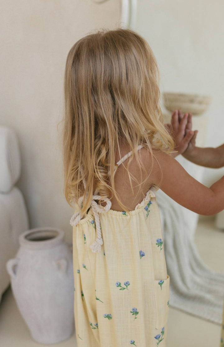 ROPE JUMPSUIT - BELLE FLEUR LEMON