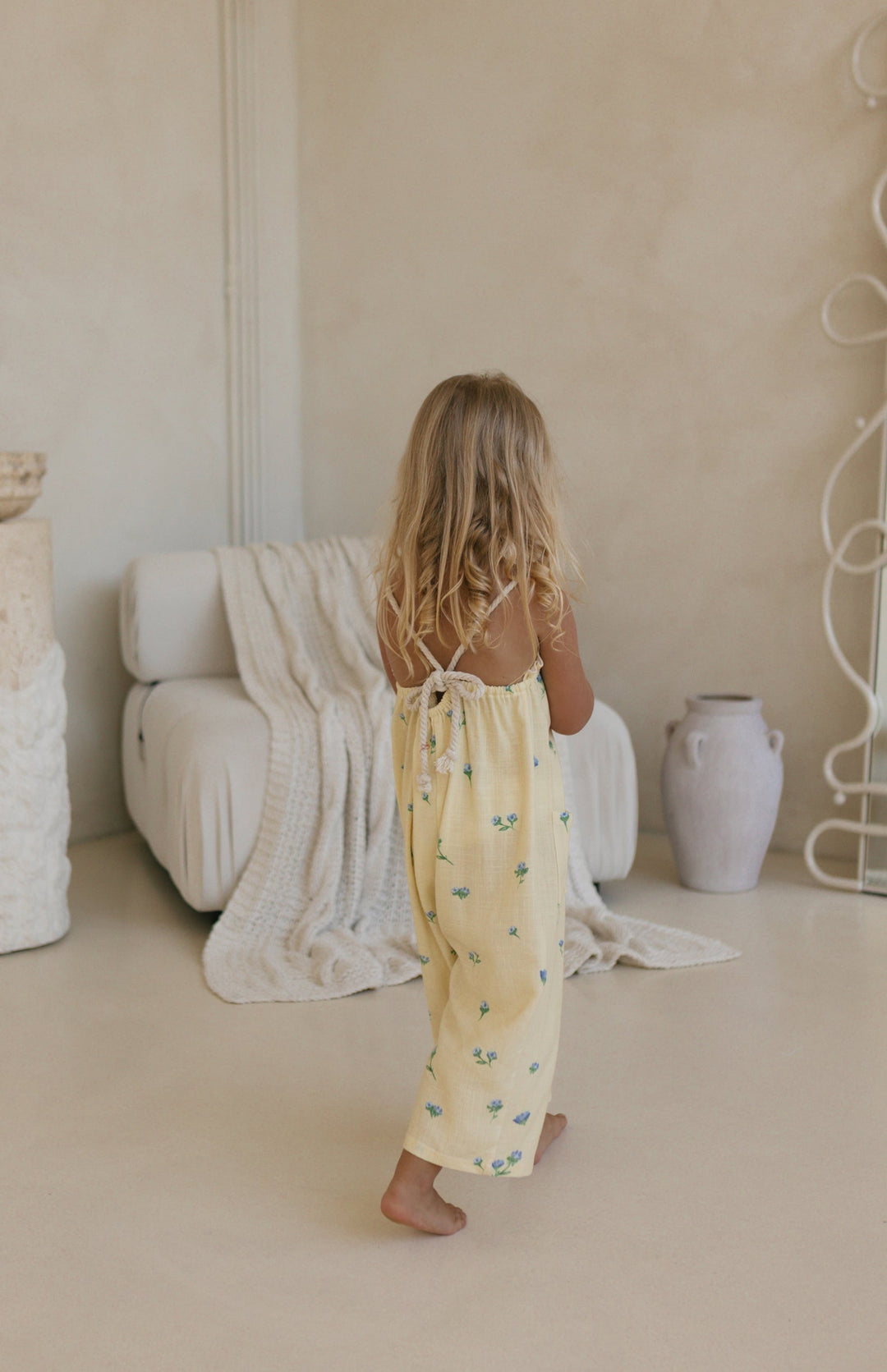 ROPE JUMPSUIT - BELLE FLEUR LEMON