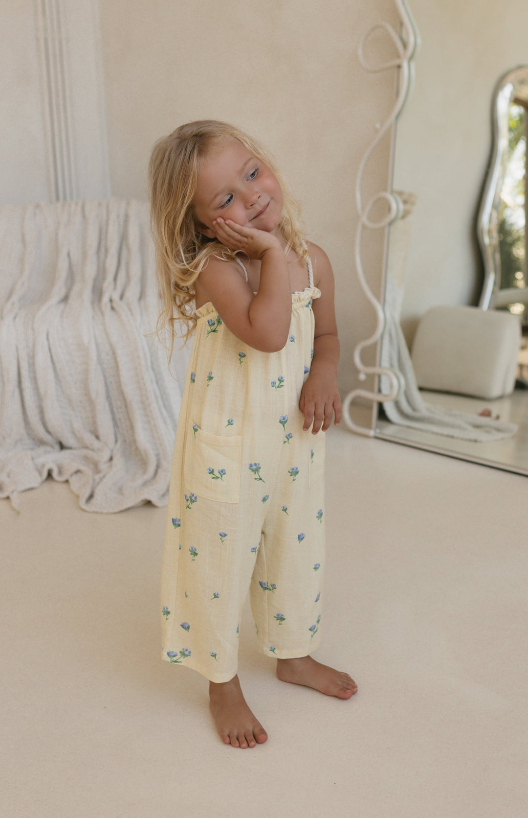 ROPE JUMPSUIT - BELLE FLEUR LEMON