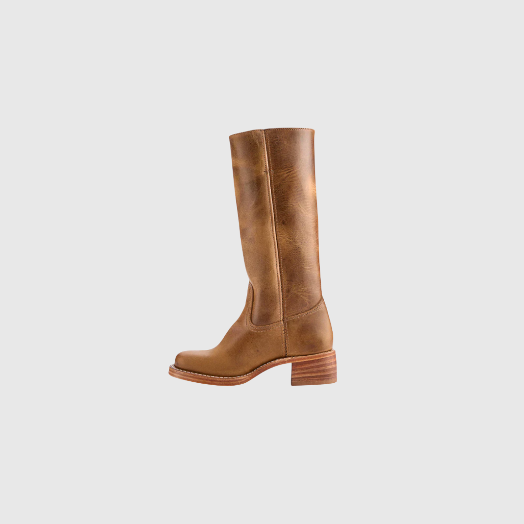 Lerelia | Leather Knee-High Boots