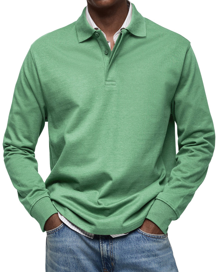 ADAM | LONG SLEEVE POLO SHIRT