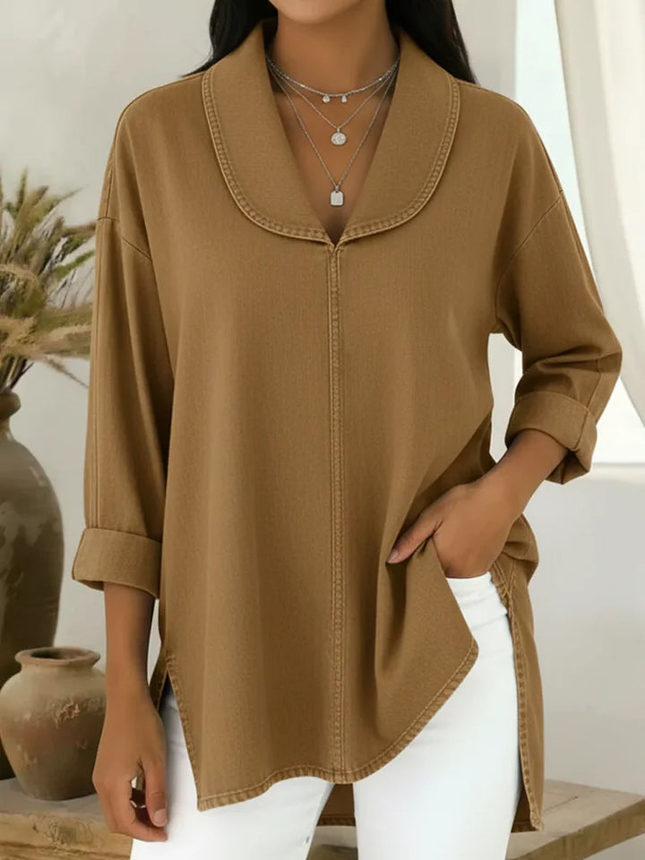 Una | Shawl Collar Top