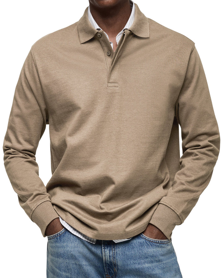 ADAM | LONG SLEEVE POLO SHIRT