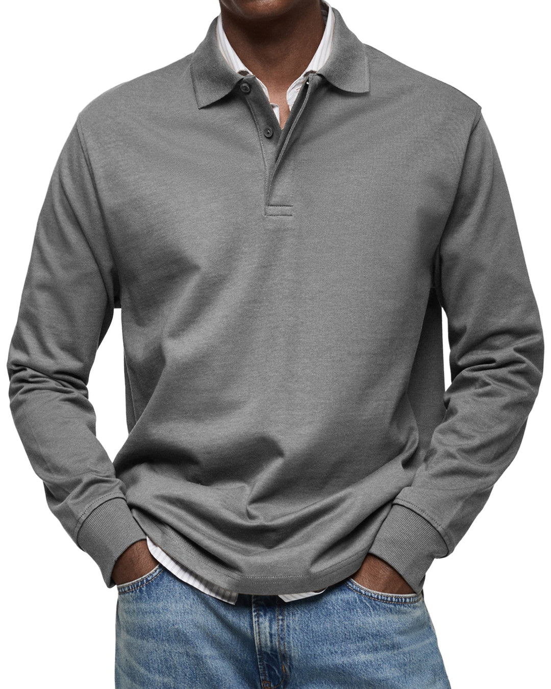 ADAM | LONG SLEEVE POLO SHIRT