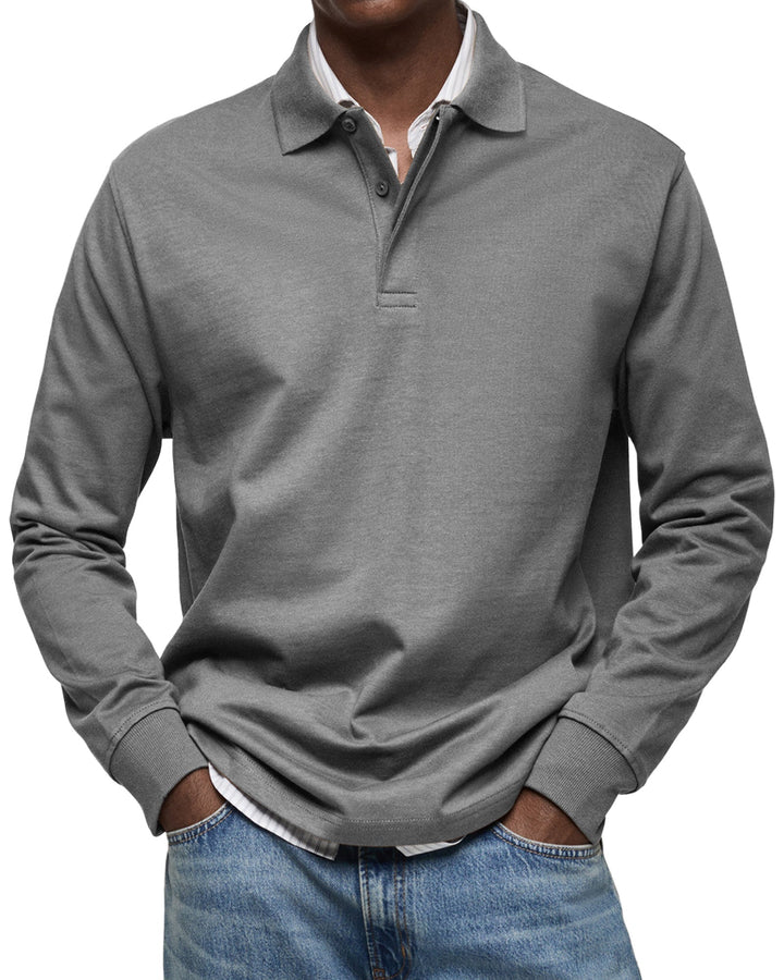 ADAM | LONG SLEEVE POLO SHIRT