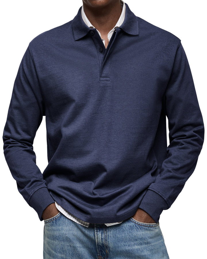 ADAM | LONG SLEEVE POLO SHIRT