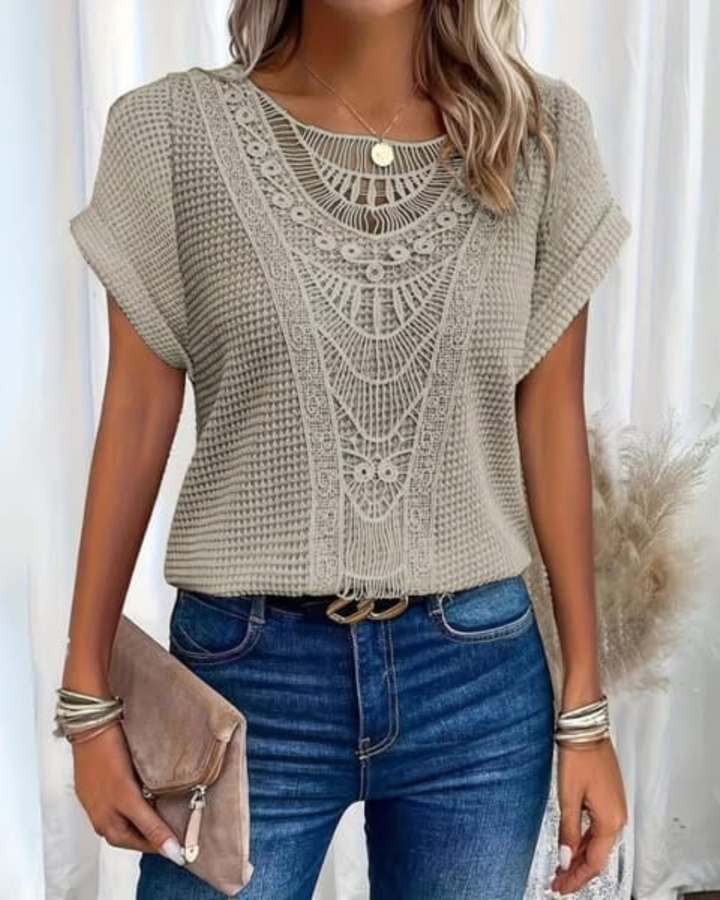 Sophie | Vintage Lace Detail Top