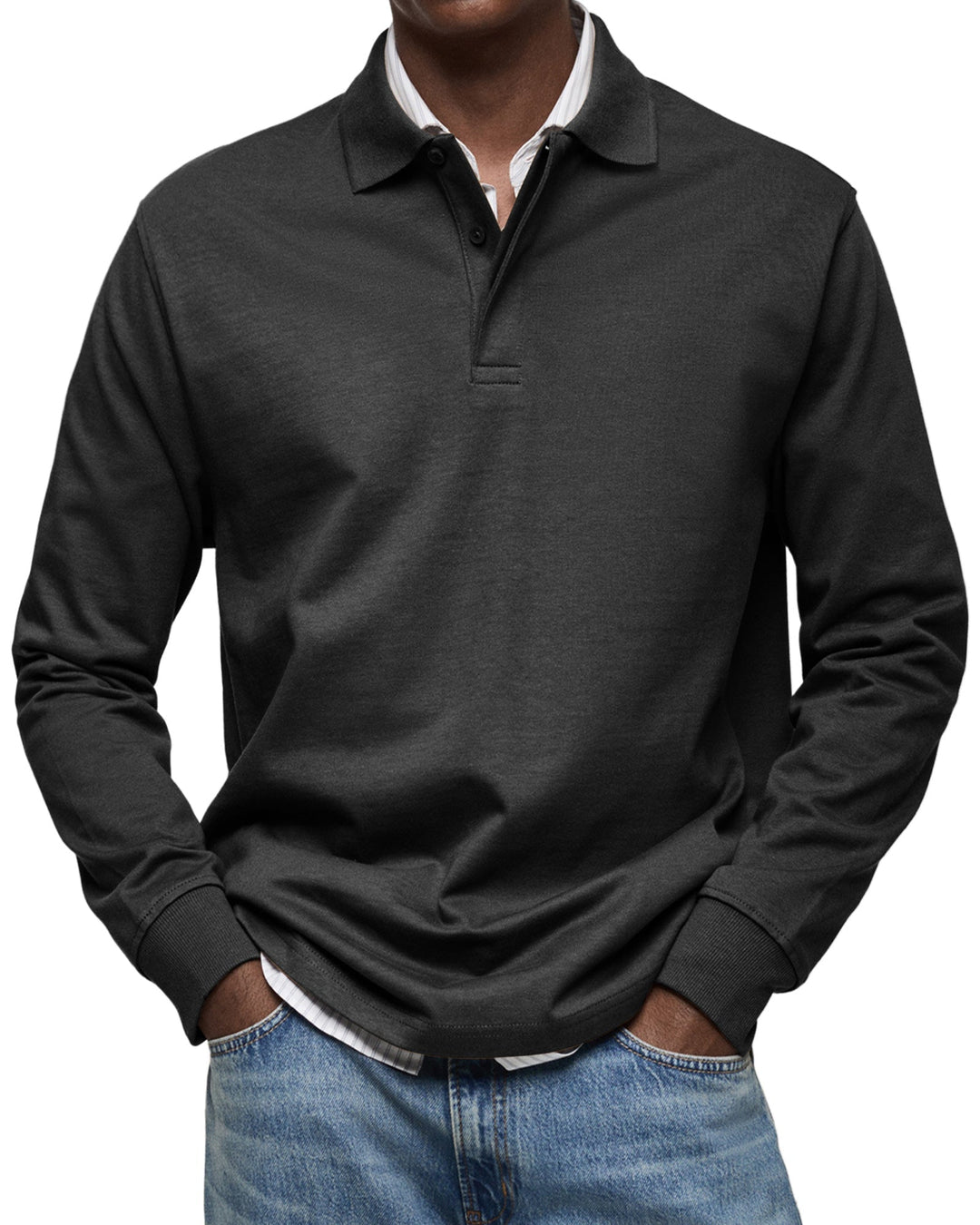 ADAM | LONG SLEEVE POLO SHIRT