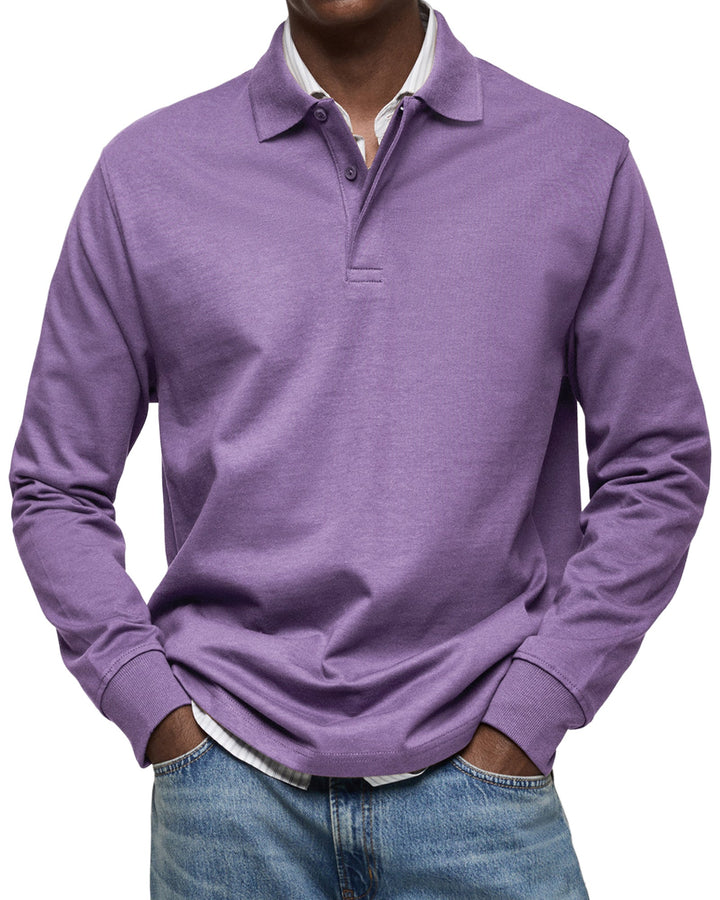 ADAM | LONG SLEEVE POLO SHIRT