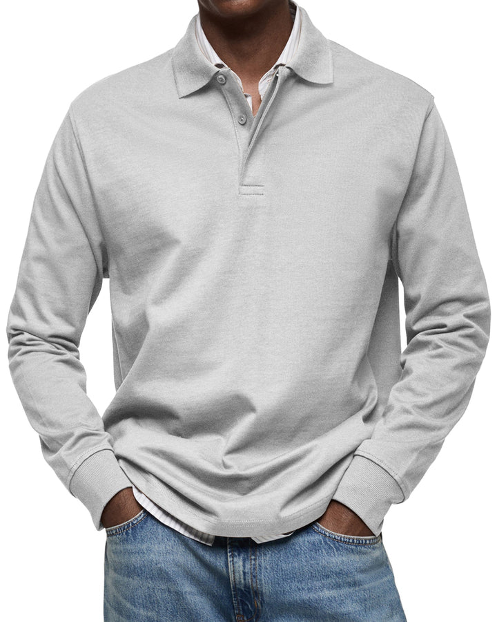 ADAM | LONG SLEEVE POLO SHIRT