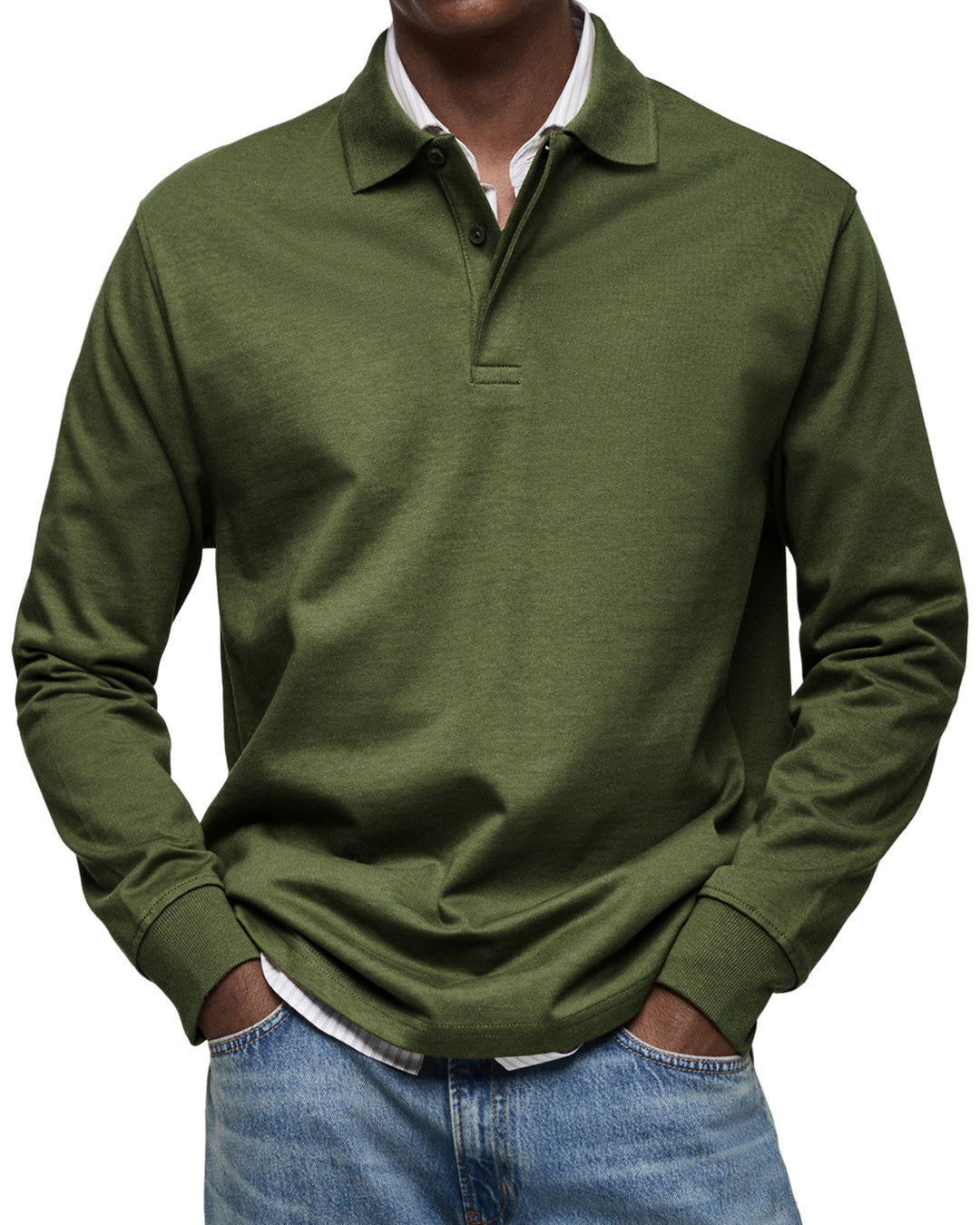 ALEXANDER – STYLISH LONG-SLEEVE POLO SHIRT