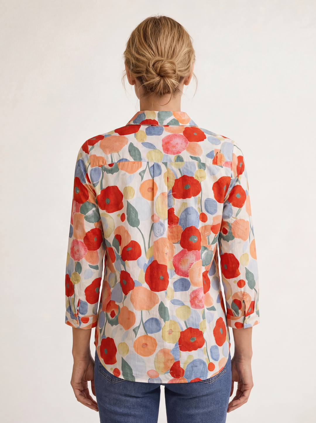Eulalia | Floral Long Sleeve Blouse