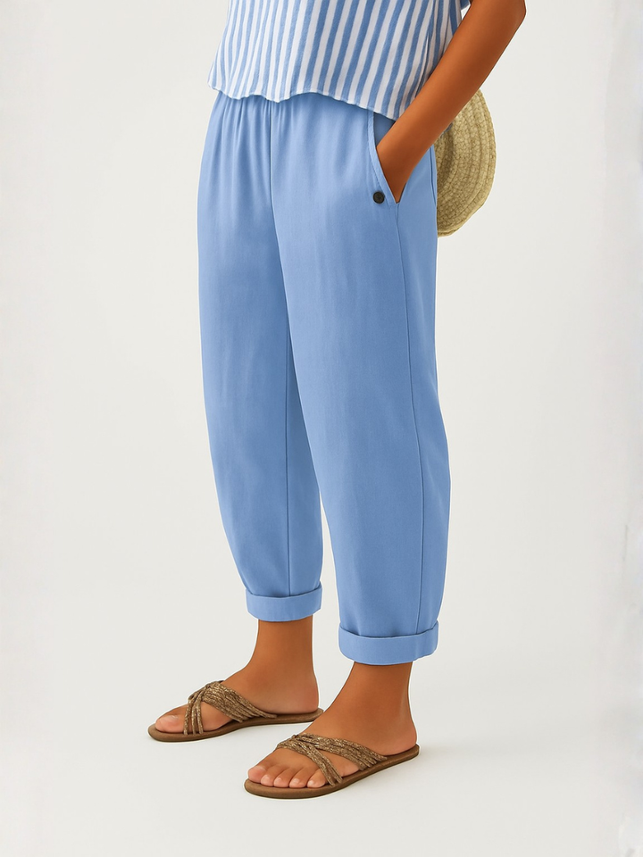 Olivia | Linen Trousers