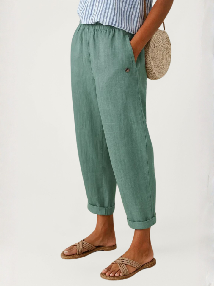 Olivia | Linen Trousers