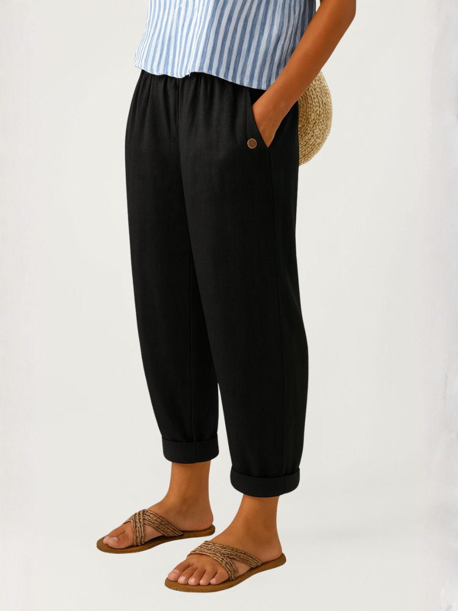 Olivia | Linen Trousers