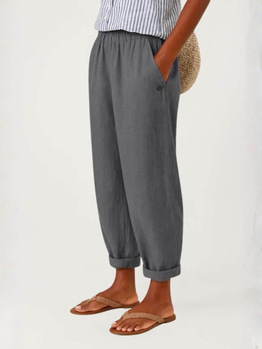 Olivia | Linen Trousers