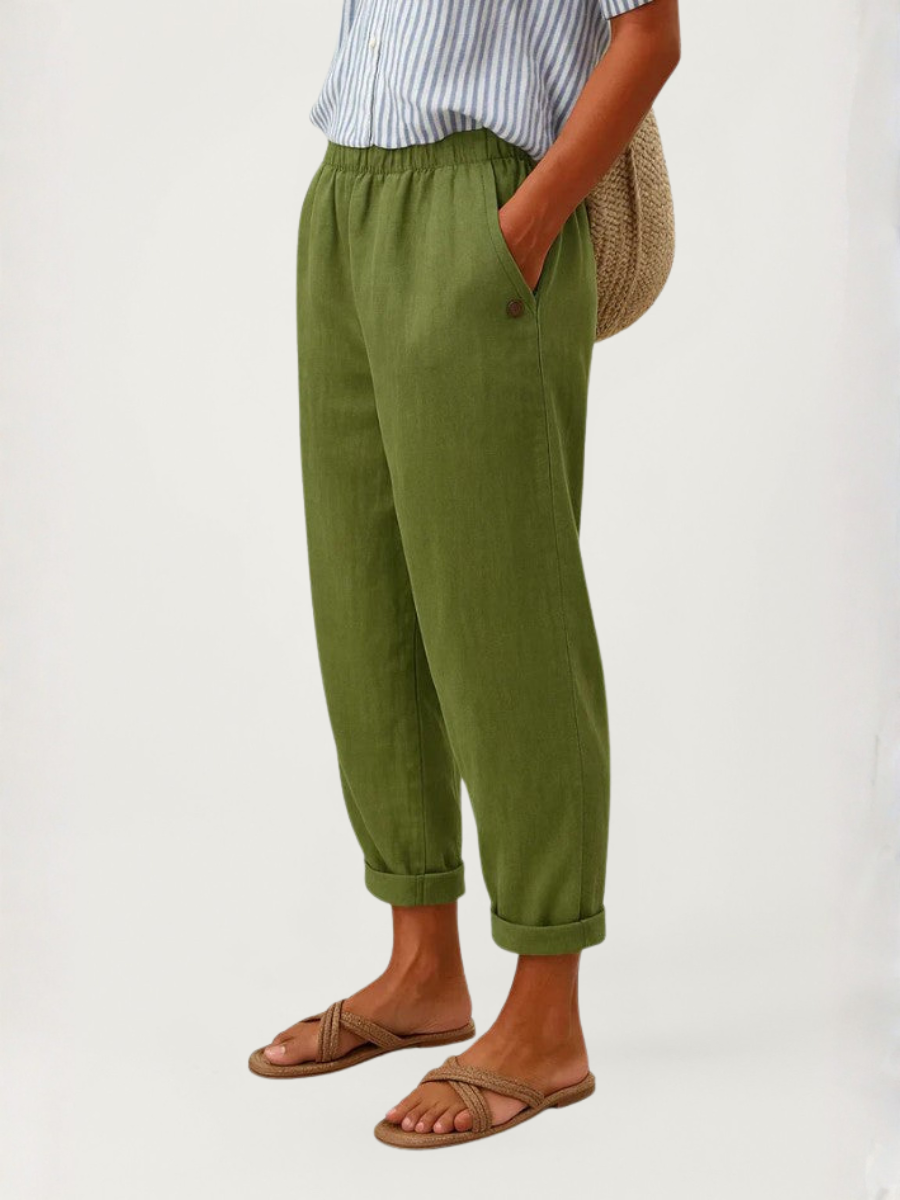Olivia | Linen Trousers