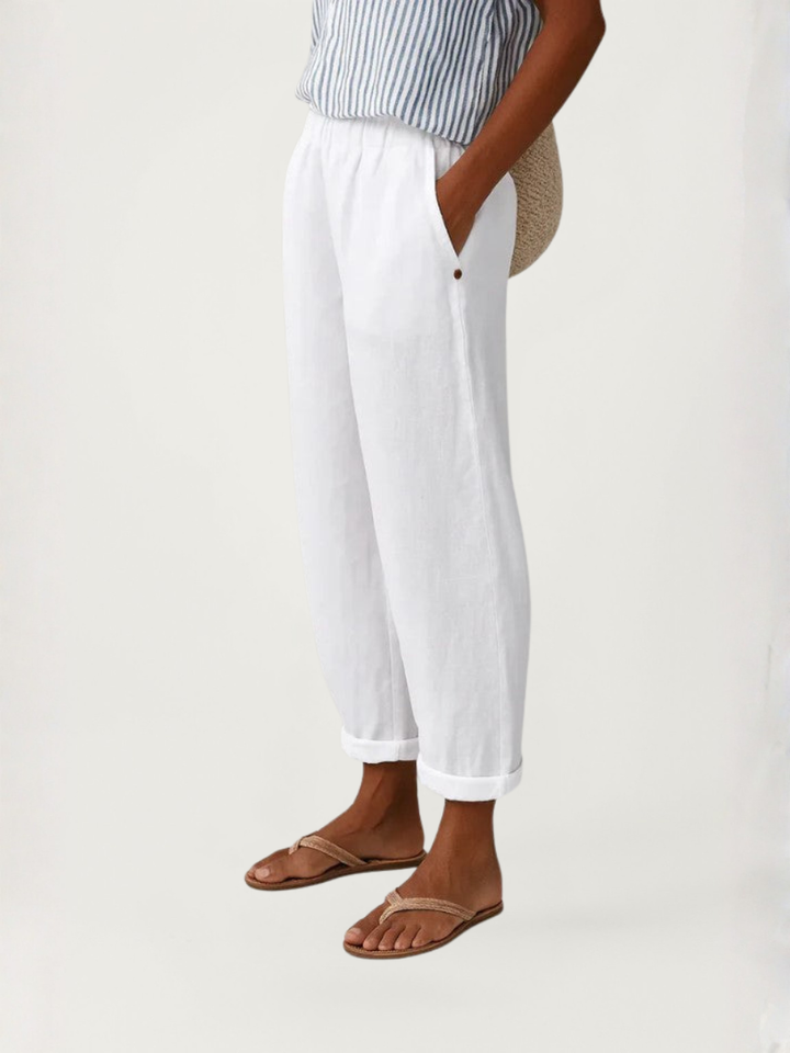 Olivia | Linen Trousers