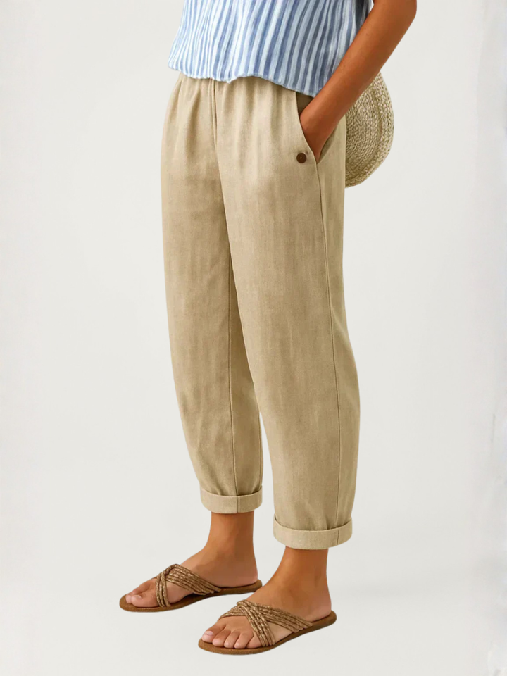 Olivia | Linen Trousers