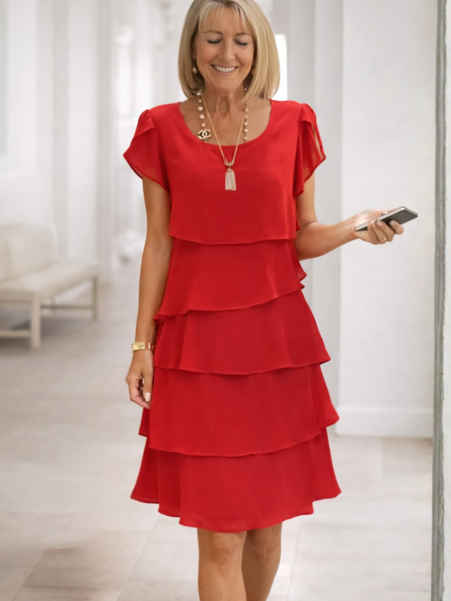 Clotilde | Casual Short Sleeve Dress