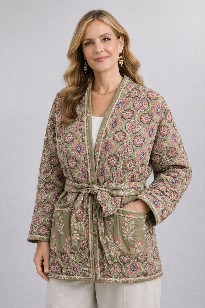 Adora | Boho Flower Jacket