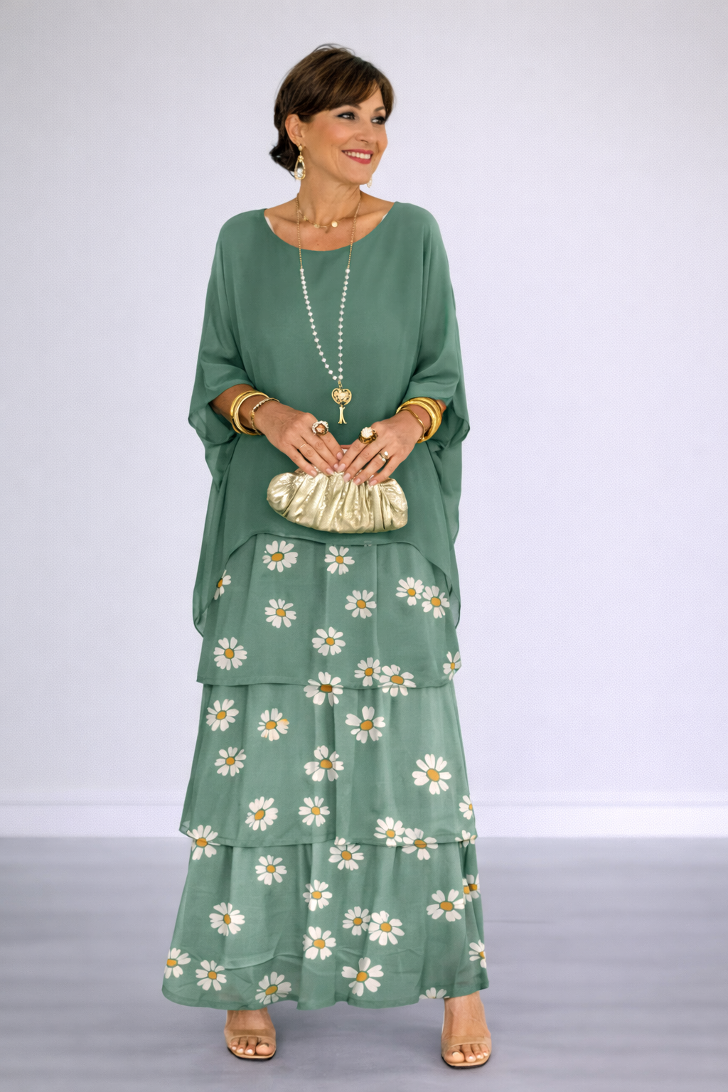 Emrys | Elegant Floral Spring Dress