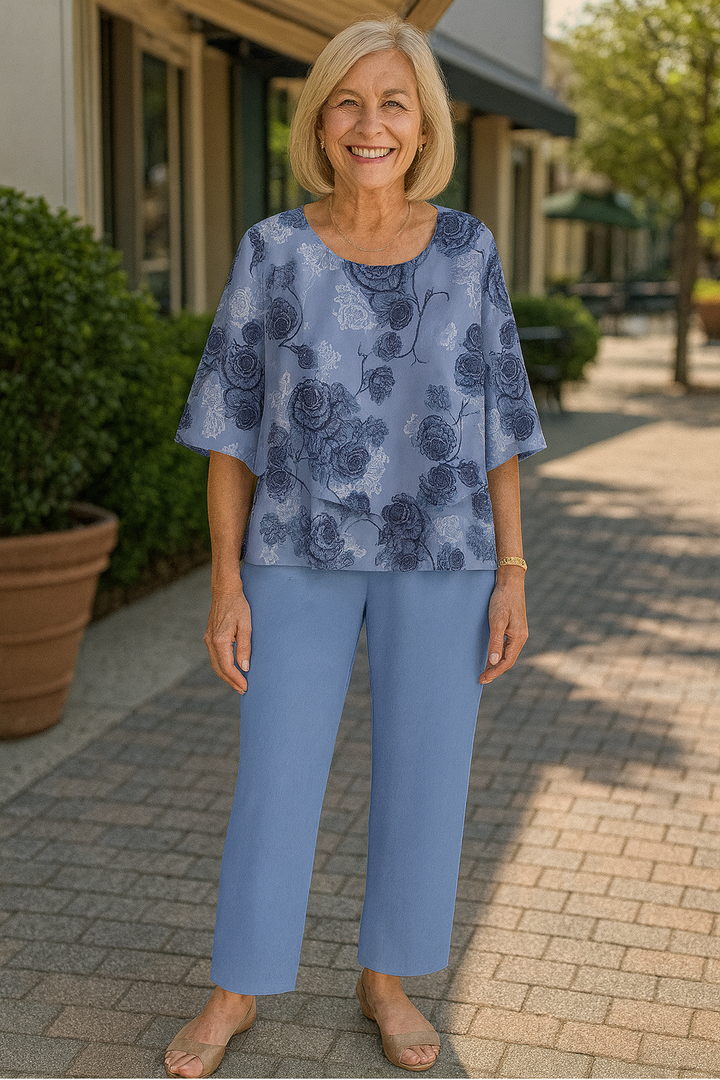 Rosalind | Sophisticated Two-Piece Set – Effortless Style, Lasting Comfort