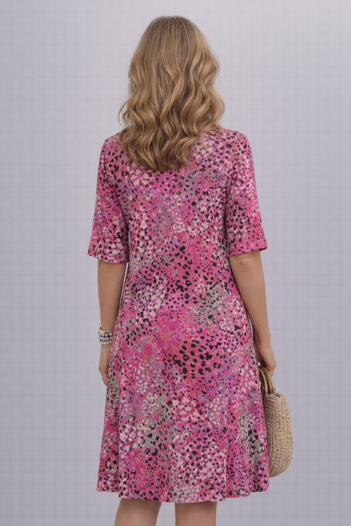Amabel | Elegant Printed Midi Dress