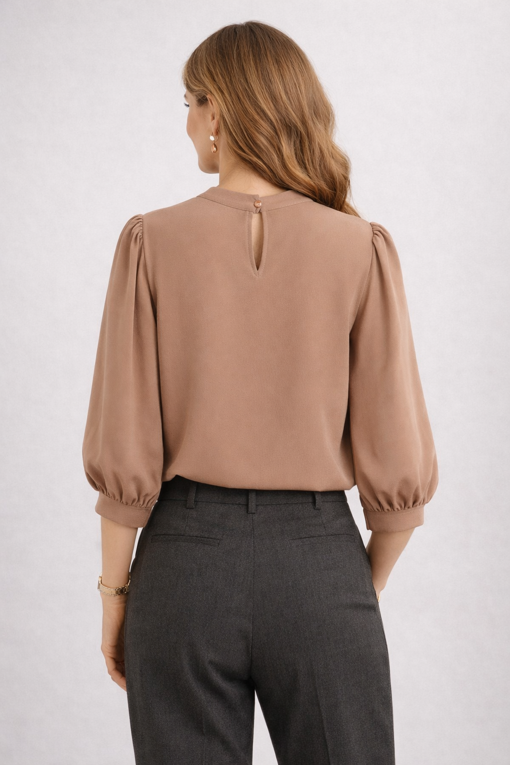 Alvena | Lantern Sleeve Spring Blouse