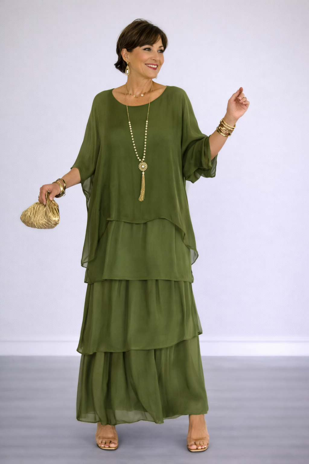 Emrys | Elegant Floral Spring Dress