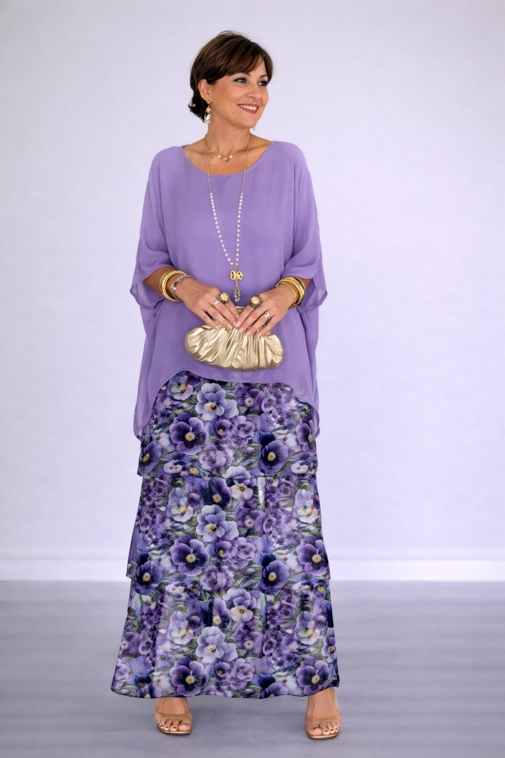 Emrys | Elegant Floral Spring Dress