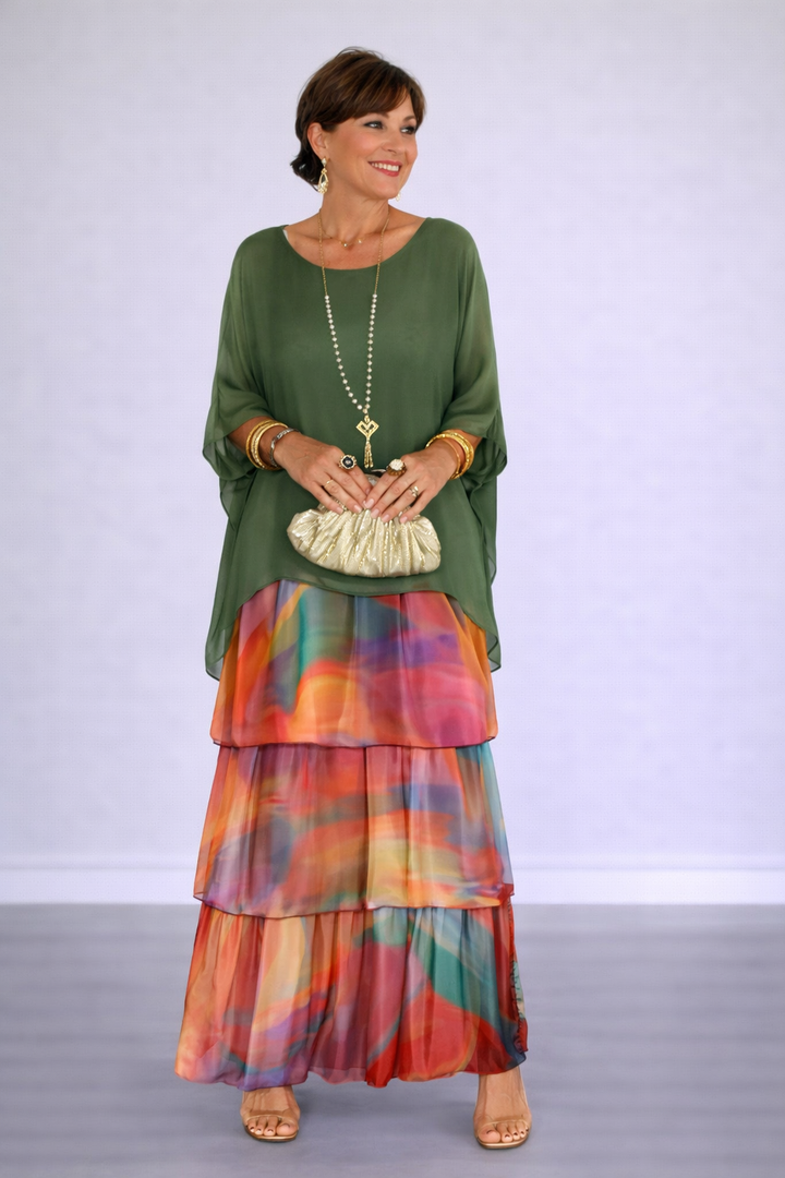 Emrys | Elegant Floral Spring Dress
