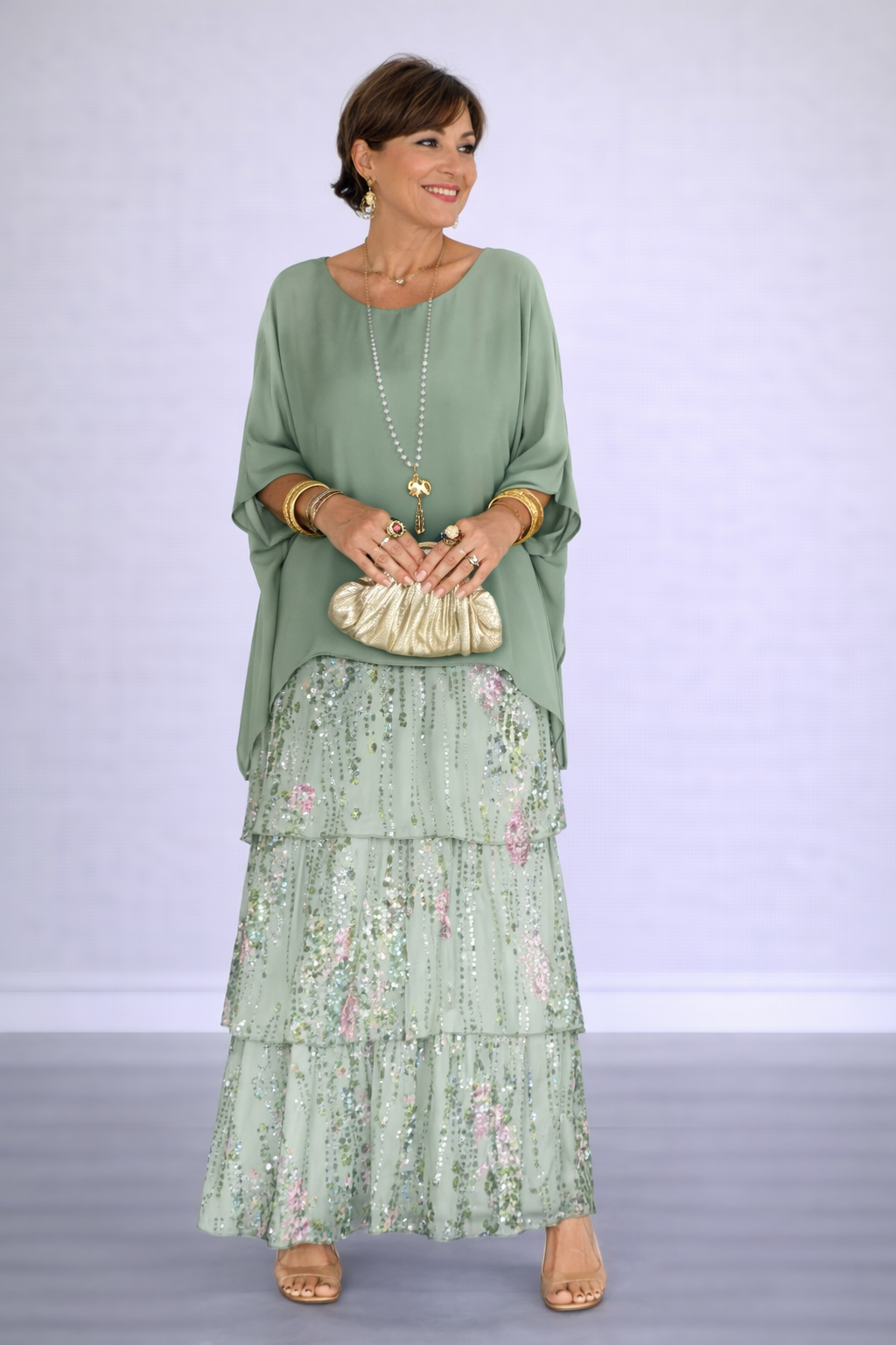 Emrys | Elegant Floral Spring Dress